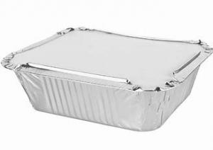 Best 8389 No Peculiar Smell Aluminium Silver Foil Container Food Packaging wholesale