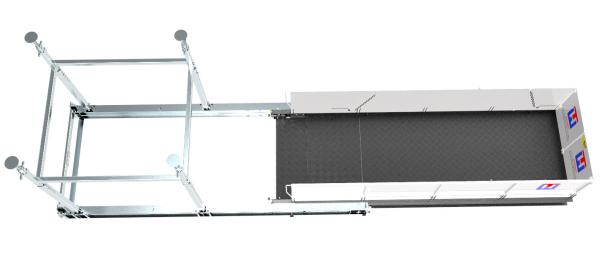 Cheap Sand Blasting 5t Crane Loading Deck For Material Transportation for sale