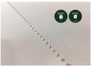 Dobby Recycled Plastic Bottle Fabric , Fabric Made From Recycled Plastic Bottles
