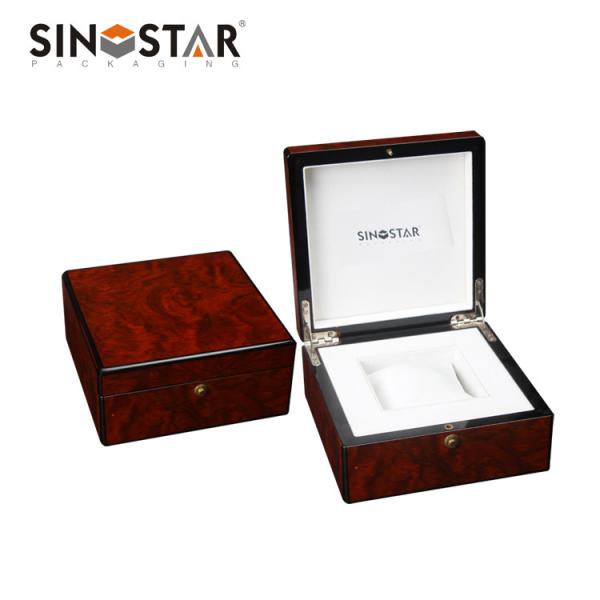 Cheap Top And Bottom Box/Custom Watch Storage Case with Soft Velvet Lining Packing for sale