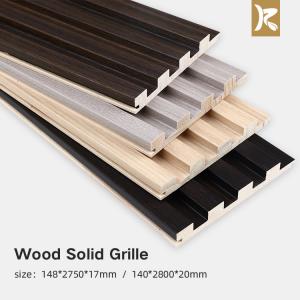 Best Environmental Protection Wall Panel Wood Grille Groove Solid Wood Wall Panel wholesale
