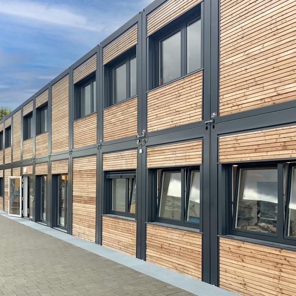 Cheap Prefabricated House Office Space Container Modular Structure Home With Customized Floor Plan And Bathroom for sale