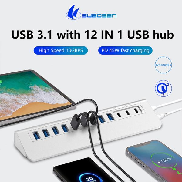 Cheap Customizable Type-C Port Extender with USB A Connector OEM/ODM Support for sale