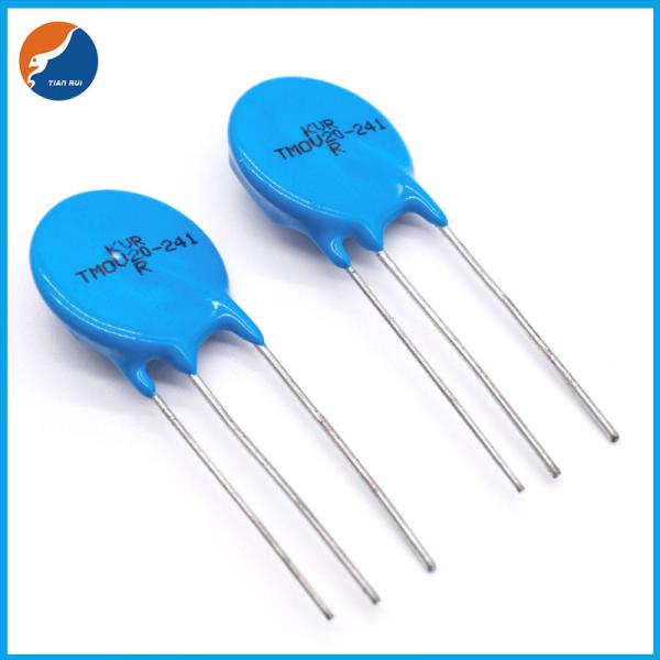 Cheap Three Terminal 3Pin Thermally Protected Zinc Varistor Metal Oxide TMOV Varistor With Thermal Cutoff for sale