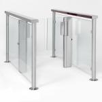 Dual Direction SUS304 Swing Turnstile Gate For Access Control Security System