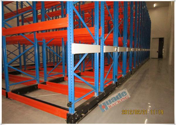 Cheap Rail Guided Mobile Storage Racks Warehouse Racking Shelves For Optimizing Space for sale