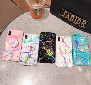 Best Iphone Xs Max TPU laser mable case with holder, Iphone XR protective TPU case, Iphone X accessories wholesale