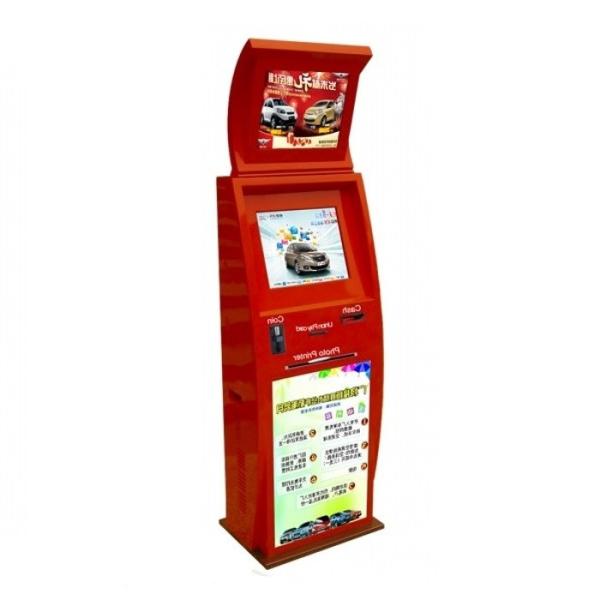 Cheap 24 Hours Service Airport Check In Kiosk With Card Reader Keyboard Printer for sale