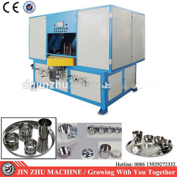 Cheap Customized Cookware Polishing Machine , 4kw Automatic Buffing Machine for sale
