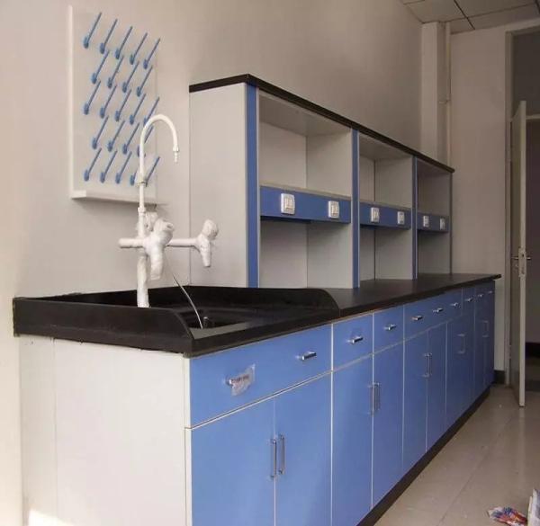 Cheap University Lab Work Bench With Sink Working Table for sale