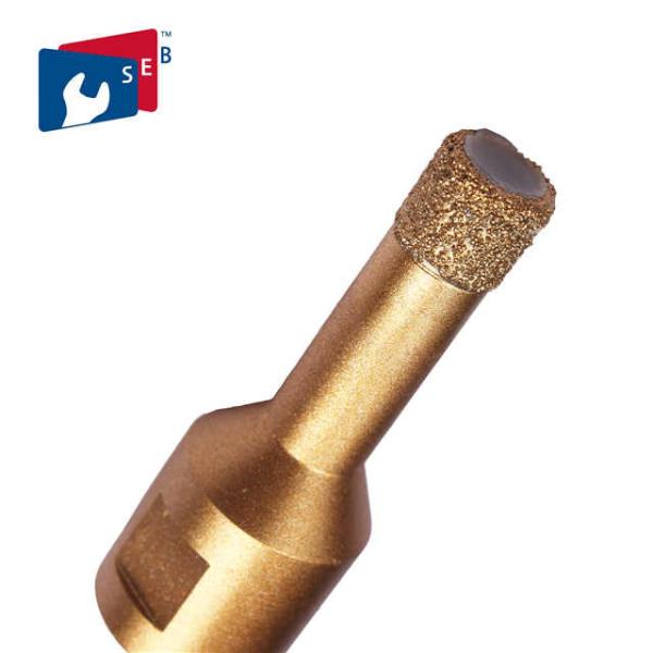Cheap Durable Stone Core Drill Bits , Diamond Hole Saw Drill Bit Used For Angle Grinder for sale
