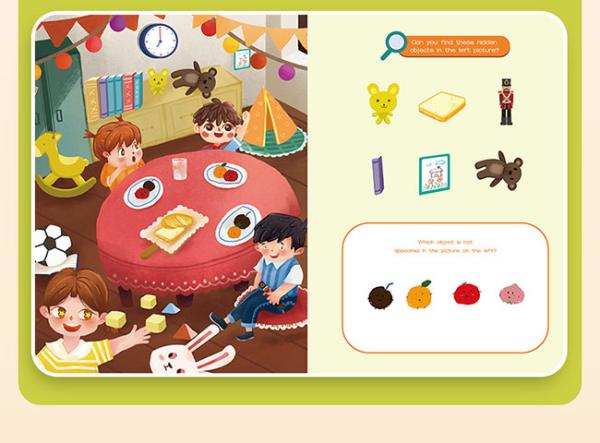 Cheap Interactive Hide And Seek Picture Book Search And Find Activity Books EN71 for sale