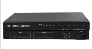Output 18Gbps 4 X 4 HDMI Matrix Switcher With Up To 4Kx2k 60Hz Output Resolution