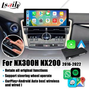 Lsailt Lexus CarPlay Interface for NX NX200T, NX300h 2016-2022 with Linux System, Mirror Link