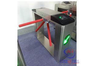 China 110 volts full automatic Hs code tripod turnstile barcode scanner for stadium on sale