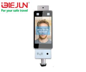 Best 8 Inch Face Scan Body Temperature Detector , Facial Recognition Temperature Scanner wholesale