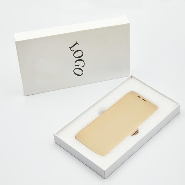 Cheap Wholesale Rigid Phone Case Packaging Box , Custom Phone Case Boxes With Lid Pearl Foam Trays for sale