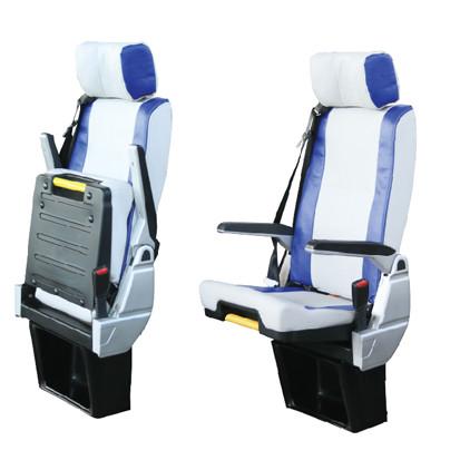 Cheap Optimized Frame Custom Bus Seats , Bas Transnasional Seat Aisle Saving Design for sale