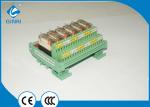DC 24 Volt 6 Ways Programmable Relay Module With Relay Base Easy Replace