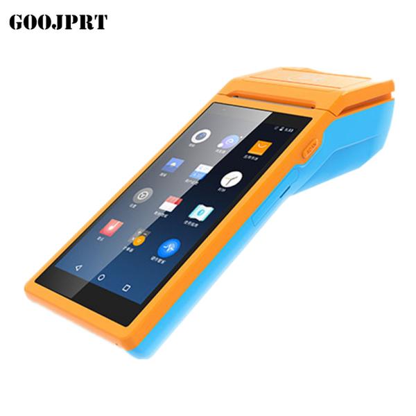 Cheap POS Terminal PDA With Wireless Bluetooth& Wifi Android System with Thermal Printer Built-in and Barcode Scanner for sale
