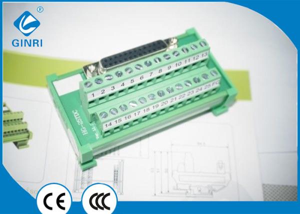 Cheap D-Sub Female Terminal Block 16-22 AWG Support Most Of PLC Output Interface for sale