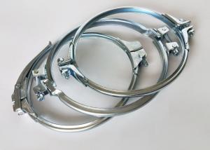China OEM V Gasket Tubing 100mm Steel Duct Clamp on sale