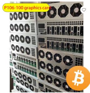 P106-100 ASUS Graphics Card 170M Hashrate 8 Card Mining Rig 1300W