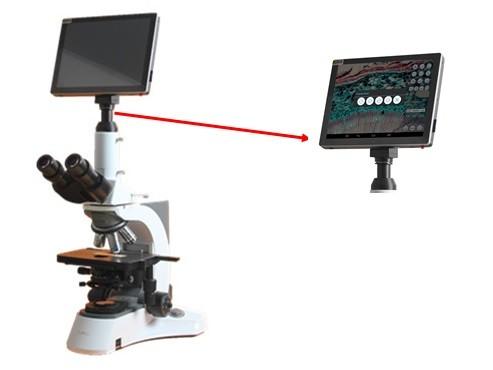 High Resolution 9.7" Tablet Microscope Camera Android System Measuring