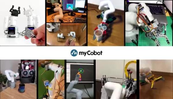 Cheap Cobot China Myrobot Elephant Robot Light weight   Palyload 250g reach 280mm With Low Cost price Easy Program As Robotic Arm for sale