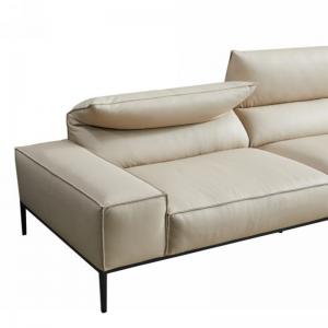 Best Elegant Half Leather Recliner Sofa Modern Corner Lounge 3 Seater Sofa wholesale