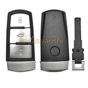 Best Vw 4 Buttons Smart Key Shell with Emergency Key Insert wholesale