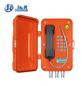Analog IP VoIP Explosion Proof Telephone Full Keypad For Harsh Environment
