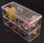 Plastic Storage Box with two shelves