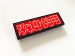 Programmable LED scrolling message Badge