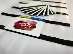 China 0.1mm A4 Smart Card Material Magnetic Stripe Coated Overlay Film on sale