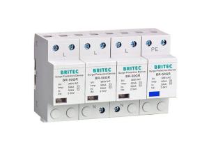 50KA Electric SPD 3 Poles + NPE Lightning Power Surge Protector