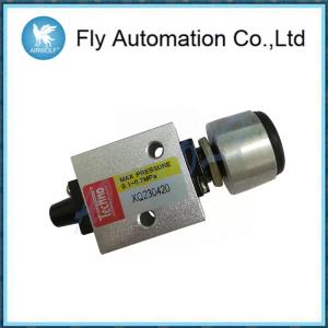 Best Push Button Pneumatic Manual Valve 1/8 Inch 3/2 Way Manually Mechanical Valve wholesale