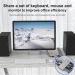 2-Port Displayport and USB KVM Switch 4K 144Hz 8K 60Hz 1.4 with 1.4 DP USB