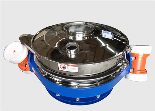 Cheap Round Shape Vibro Screen Machine Flow Thru Separator For Silicon Dioxide Powder for sale