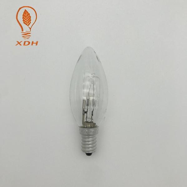 Cheap 18W Halogen Filament Bulb C35 , E14 Halogen Candle Bulb Twisted 220V 240V for sale