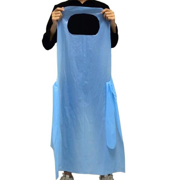 Cheap Multipurpose Disposable Apron , Waterproof Disposable Polyethylene Aprons for sale