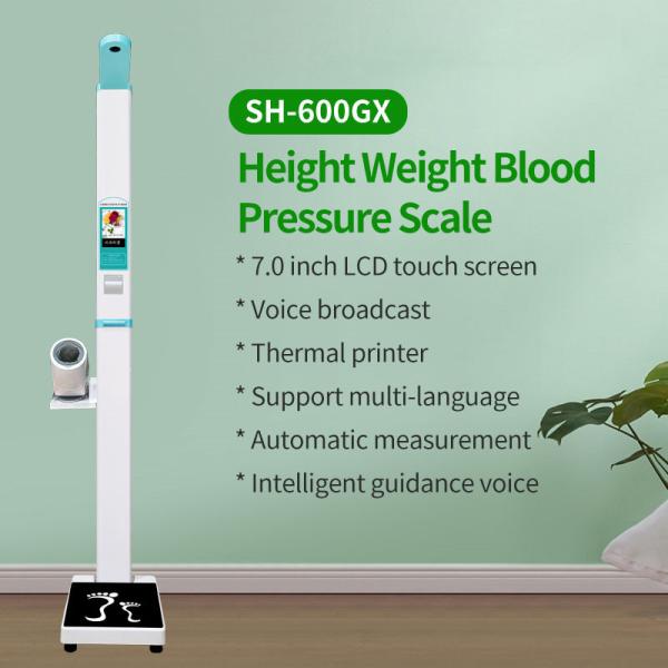 Cheap BMI Weighing Scale With Height Measurement Blood Pressure Testing AC110V for sale