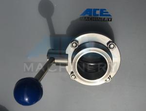 Best Stainless Steel Sanitary Butterfly Valve with Weld/Nut End (ACE-DF-2D) wholesale