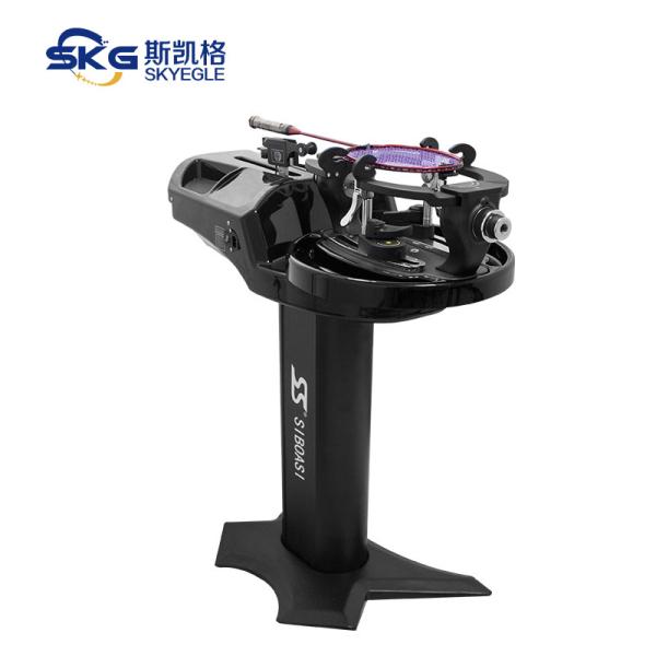 Cheap 100-240V Badminton Stringing Machine With Synchronous Racket Clamped System for sale