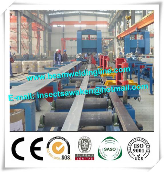Cheap Automatically H Beam Welding Line , Shipbuild T Welding Machine for sale