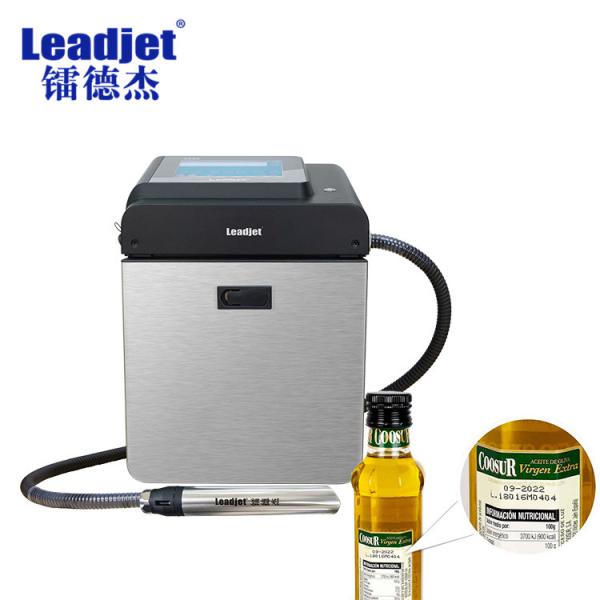 Cheap V680 Leadjet Inkjet Coding Printer , ODM Batch Number Coding Machine For Food Package for sale