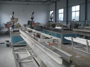 Best Automatic Wood Plastic Composite Extrusion Line , Two Screw WPC Extruder wholesale