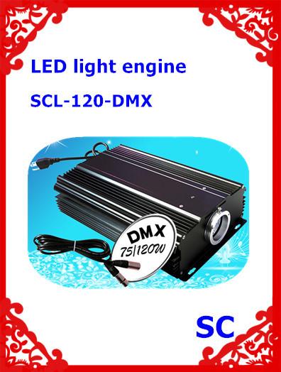 Cheap 120W LED RGB Optical Fiber Light Source engine with Remote Control DMX Type for sale
