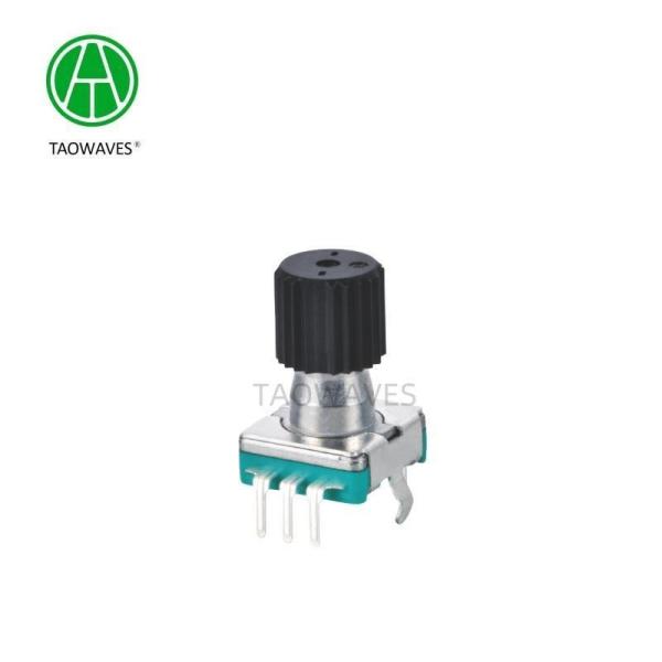 Cheap Rotary Encoder With Push Button Knob Shaft Lagging  Contact Brush Type Operating System for sale