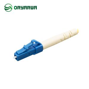 China White Boot 28.5mm LC PC APC Optical Connector Simplex ISO9001 Approved on sale